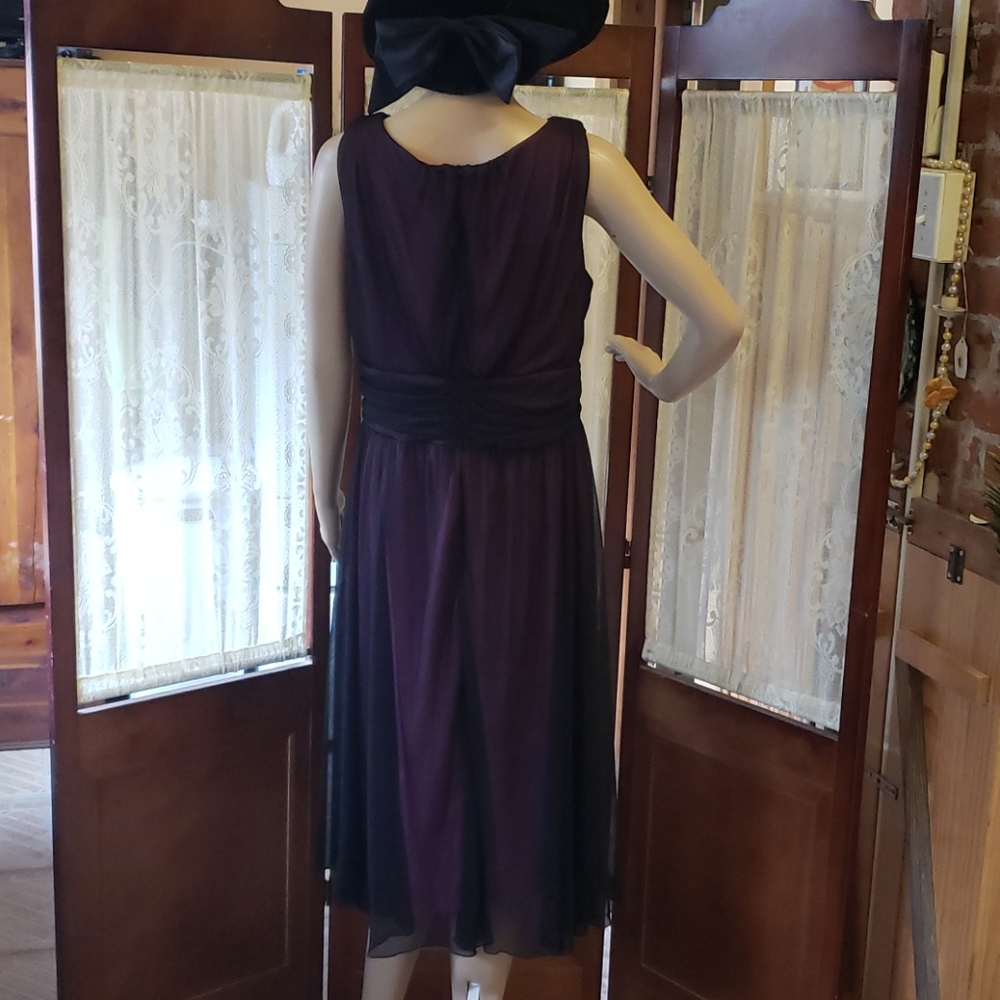 Empire Waist  D.J. Sommers mid calf Dress - Picture 3 of 8